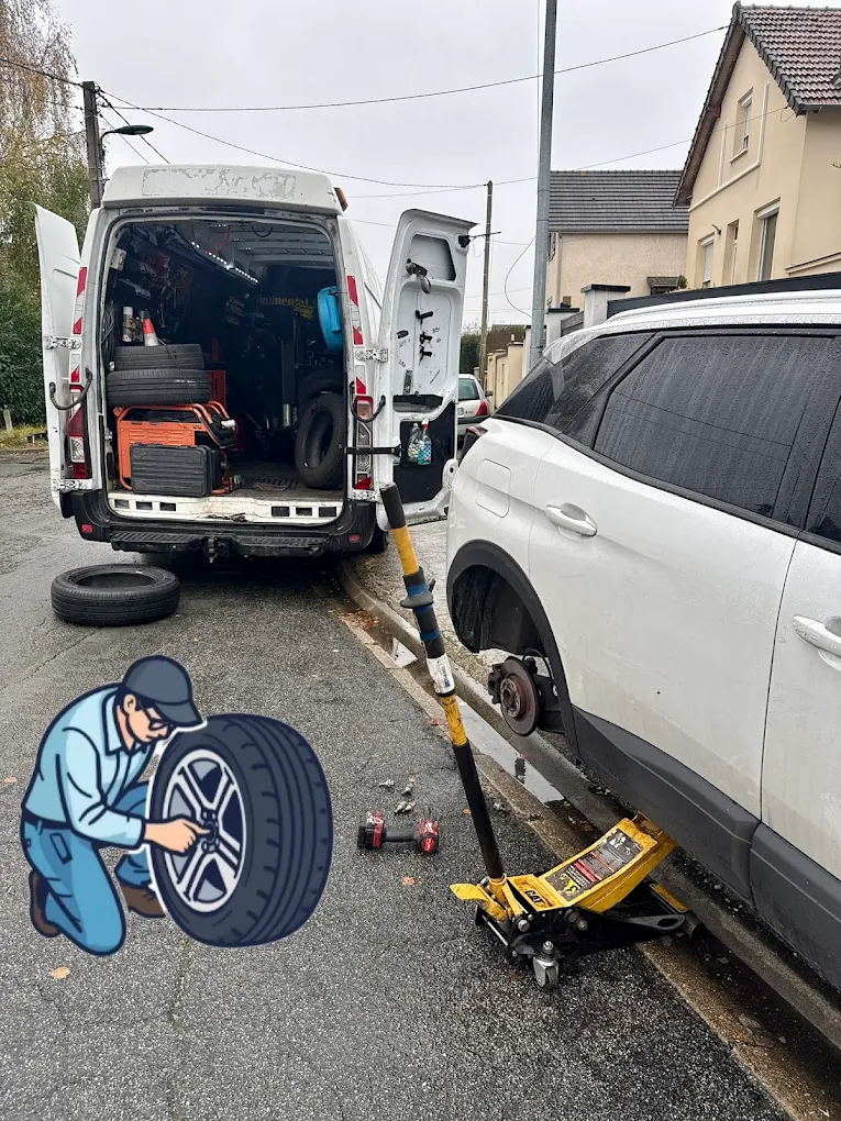 CHANGEMENT PNEU A DOMICILE